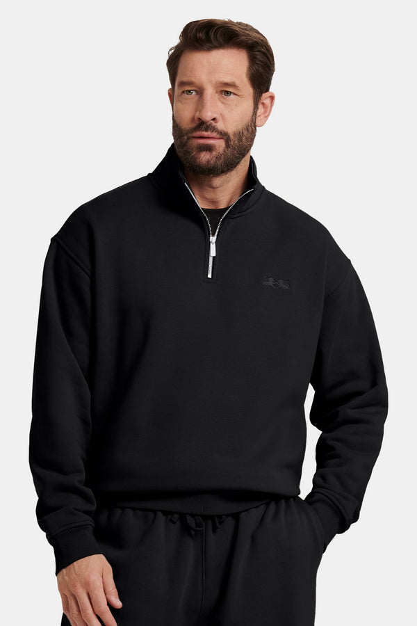 MAGLIONE MILAN CON ZIP CORTA
