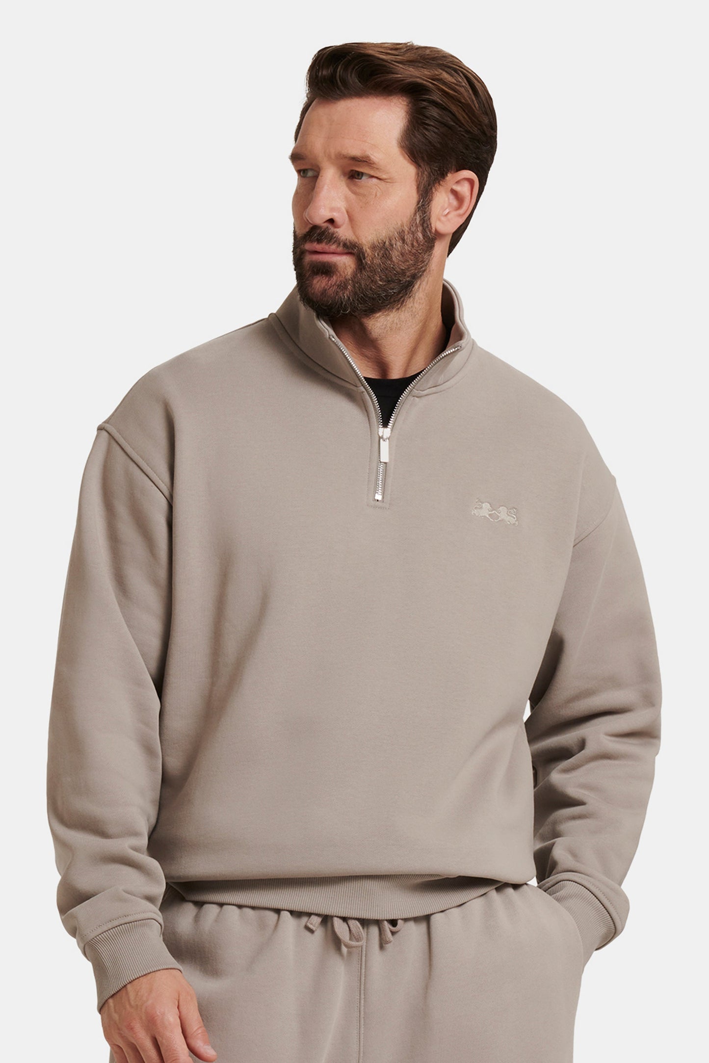 MAGLIONE MILAN CON ZIP CORTA