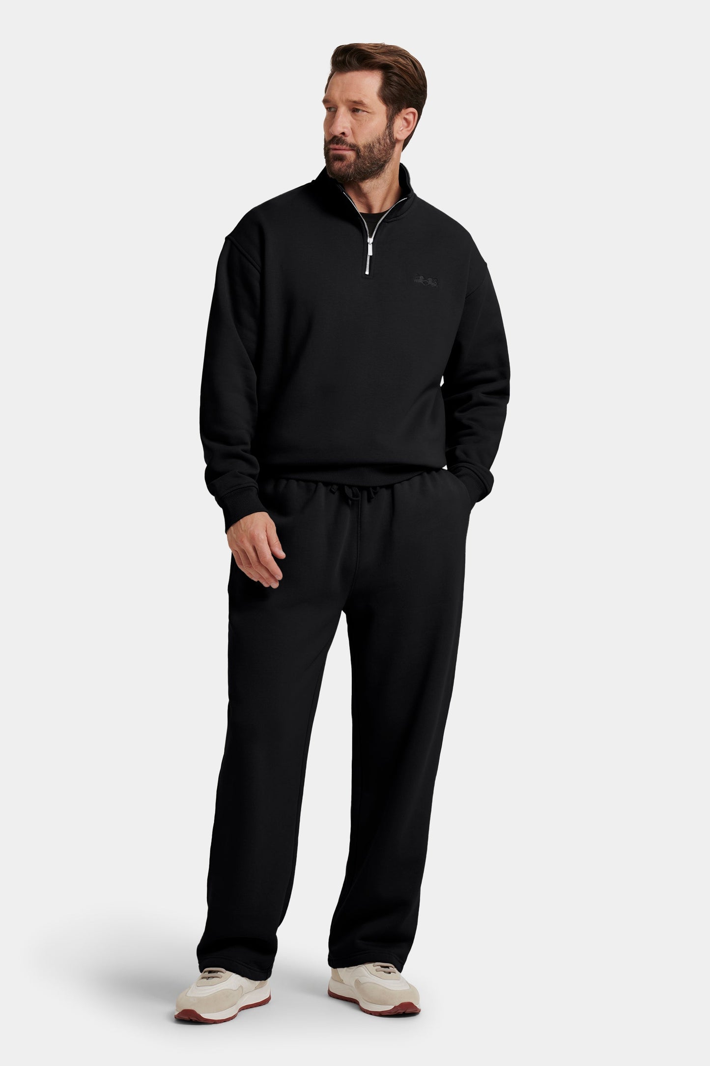 MAGLIONE MILAN CON ZIP CORTA