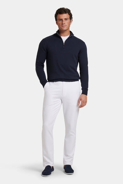 EL SUÉTER SANTONI CON CREMALLERA HASTA EL CUELLO