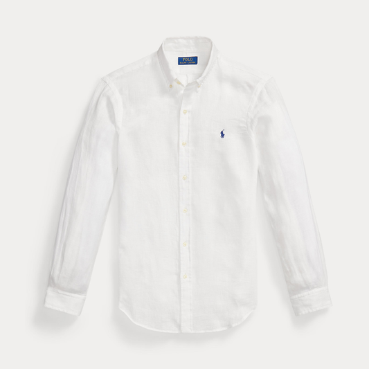 Camicia classica in lino RL